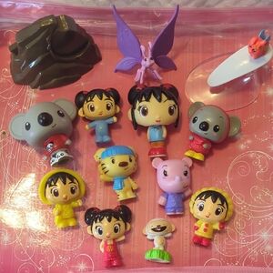 Retired Nickelodeon Ni Hao, Kai-lan PVC figurines 14 pc set 2008/2009